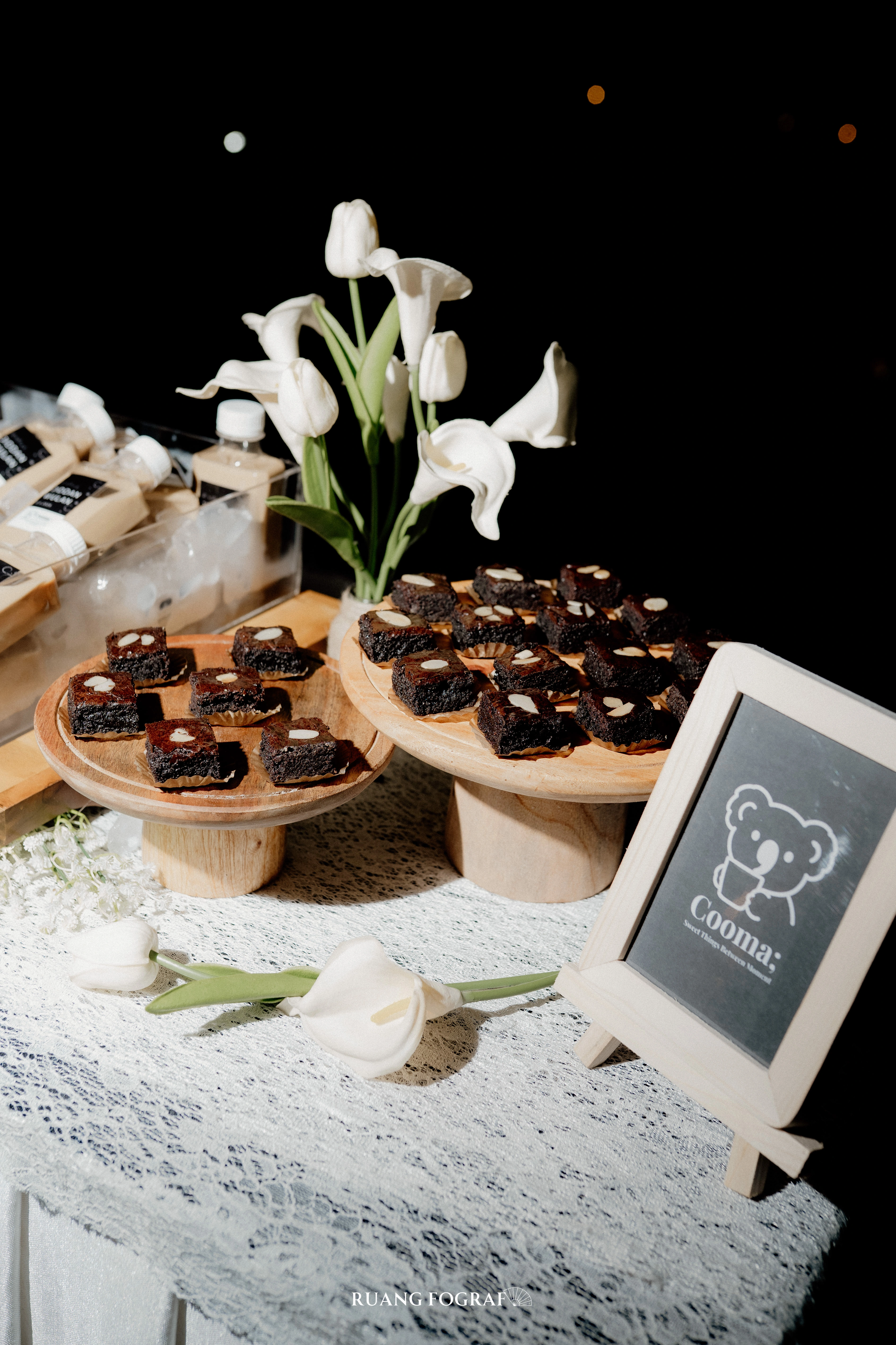 Exquisite Wedding Coffee Souvenirs and Signature Fudgy Brownies by Cooma - Luxury Wedding Stall Collection 6